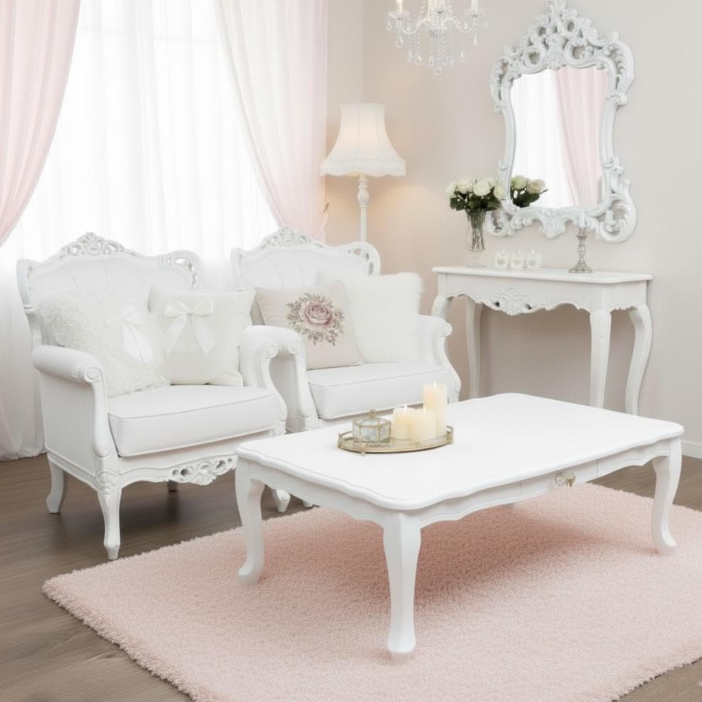 フォロー割【新品】ロマンティック　猫足 折れ脚テーブル　リボン　ガーリー 楽天市場】【P5倍！19日20時-23日1:59】【直送】猫脚折りたたみ