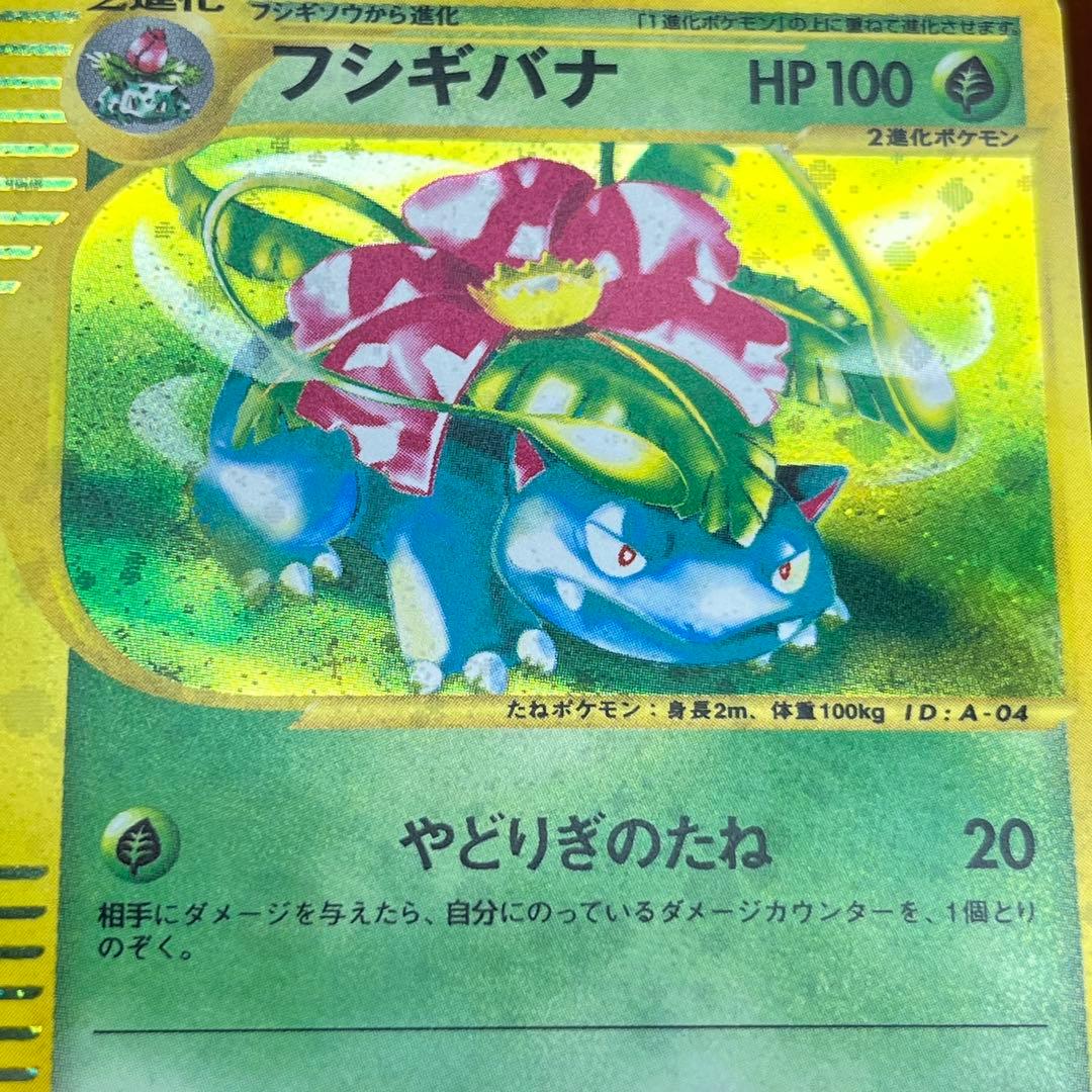 フシギバナ eカード 強全面ホロ 十字ホロ トリプルゲット Venusaur