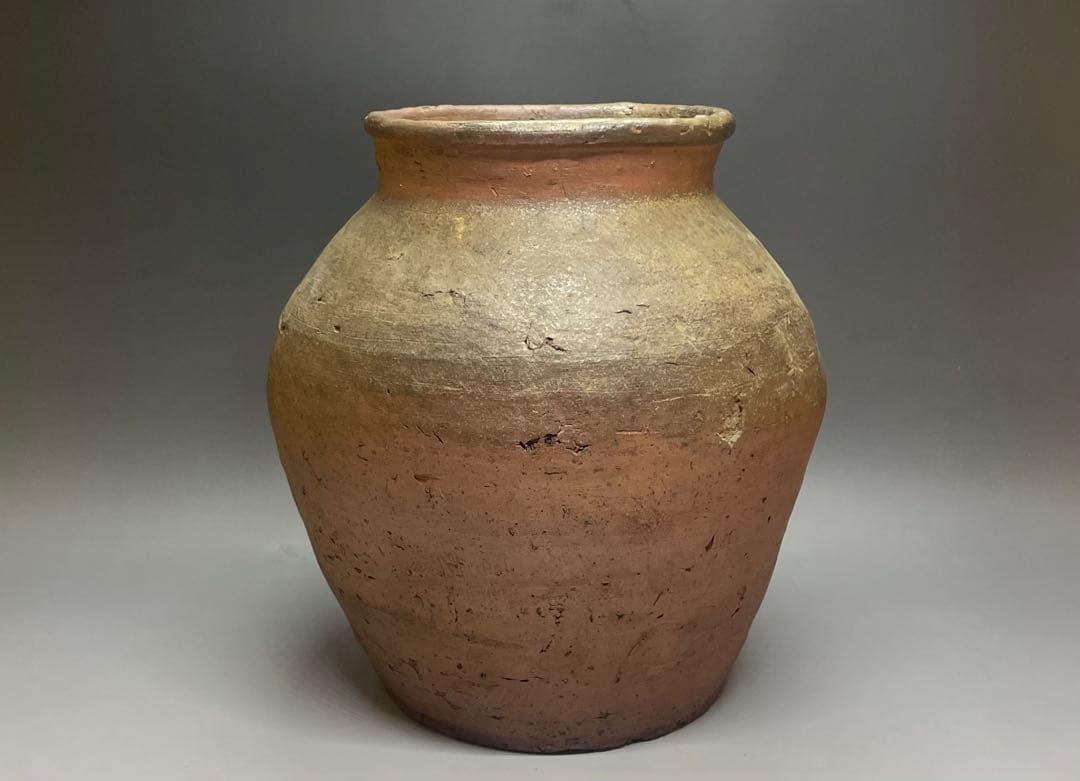 古備前　壺　焼鮫　L661 古備前壺 – 燦禾 SANKA