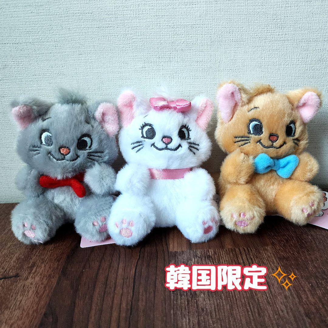 【韓国限定】 ディズニー BUTTER マリー おしゃれキャット キーホルダー 韓国 butter トゥルーズ おしゃれキャット マリー ぬいぐるみ