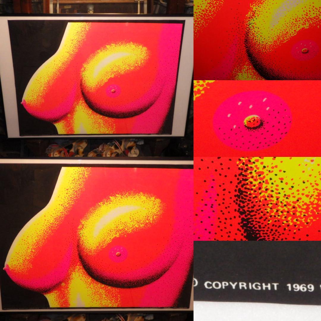 60'S★ブラックライトポスター★アート★ビンテージ★セクシー★ヒッピー 初のポスター展開催!! 琉球藍研究所×Black Light Poster!!｜Mr.OLDMAN