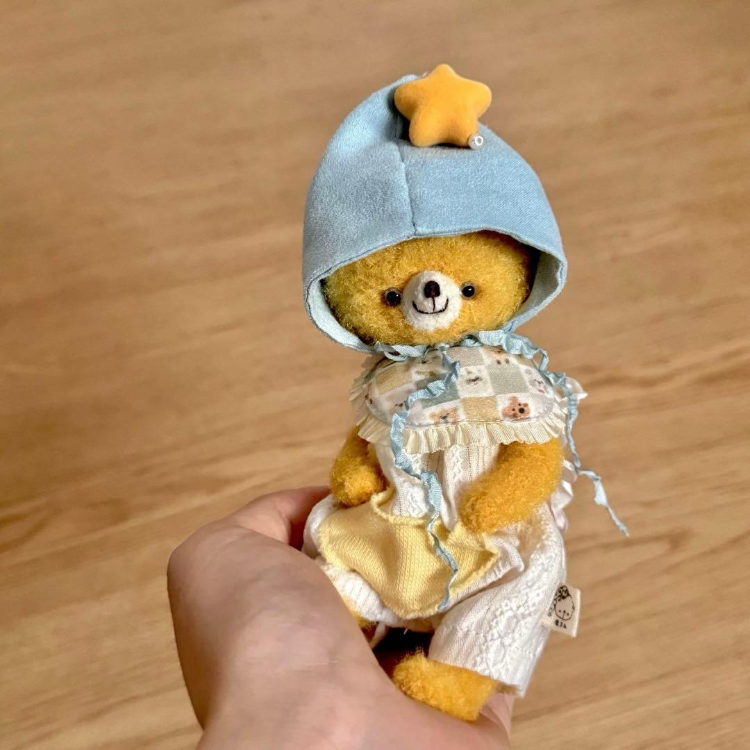 願い星とくまちゃん テディベア アーティストベア 海外作家様 ぬいぐるみ 個性的で可愛い!日本のテディベア作家様のアーティストベアたちのご