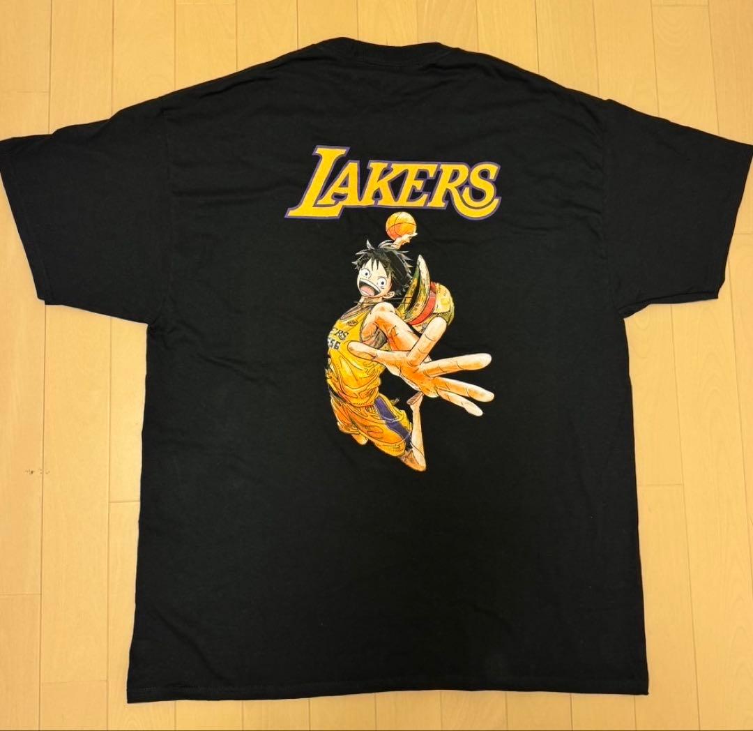 ONE PIECE✖️LAKERS コラボTシャツ Los Angeles Lakers x One Piece logo shirt, hoodie, sweater, long
