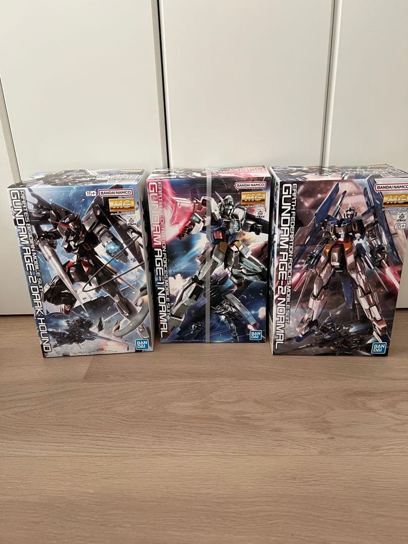 MG AGE1ノーマル、AGE2ノーマル、AGE2ダークハウンドセット ガンプラ】MG 1/100 ガンダムAGE-2 ダークハウンド レビュー | ポッチ