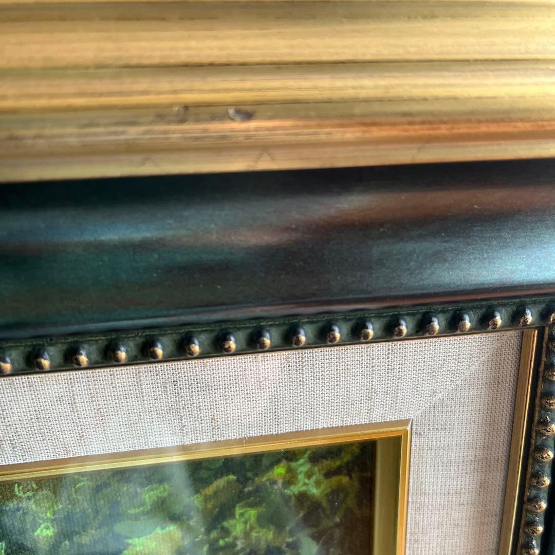 お値下げしました❣️美品 フランシスコ ボッシュ 中庭 パステル 水彩