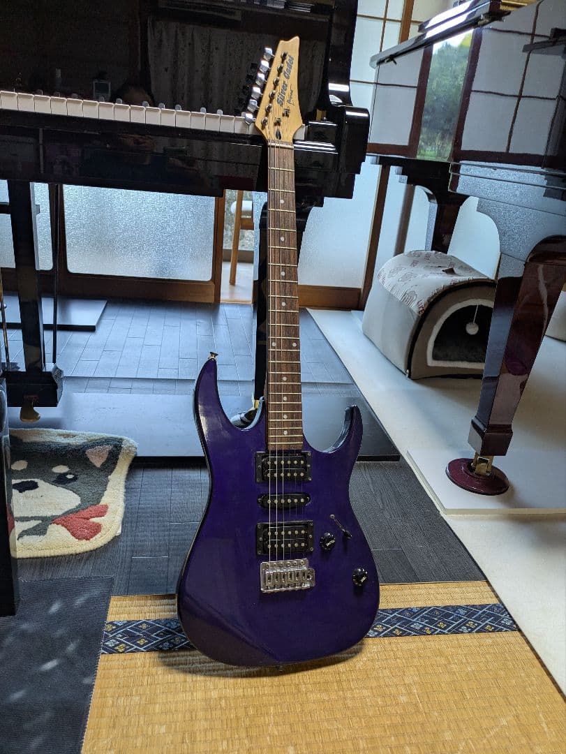Ibanez Silver Cadet エレキギター ダークブルー　ちいかわ Ibanez Gio GRG121SP-BMC Blue Metal Chameleon | USA