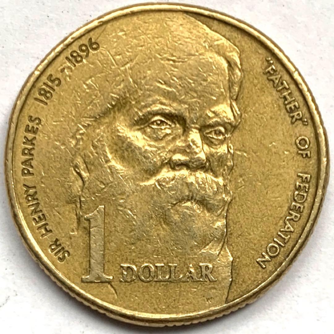 海外コイン オーストラリア 1ドル 記念硬貨 1996年 エリザベス2世