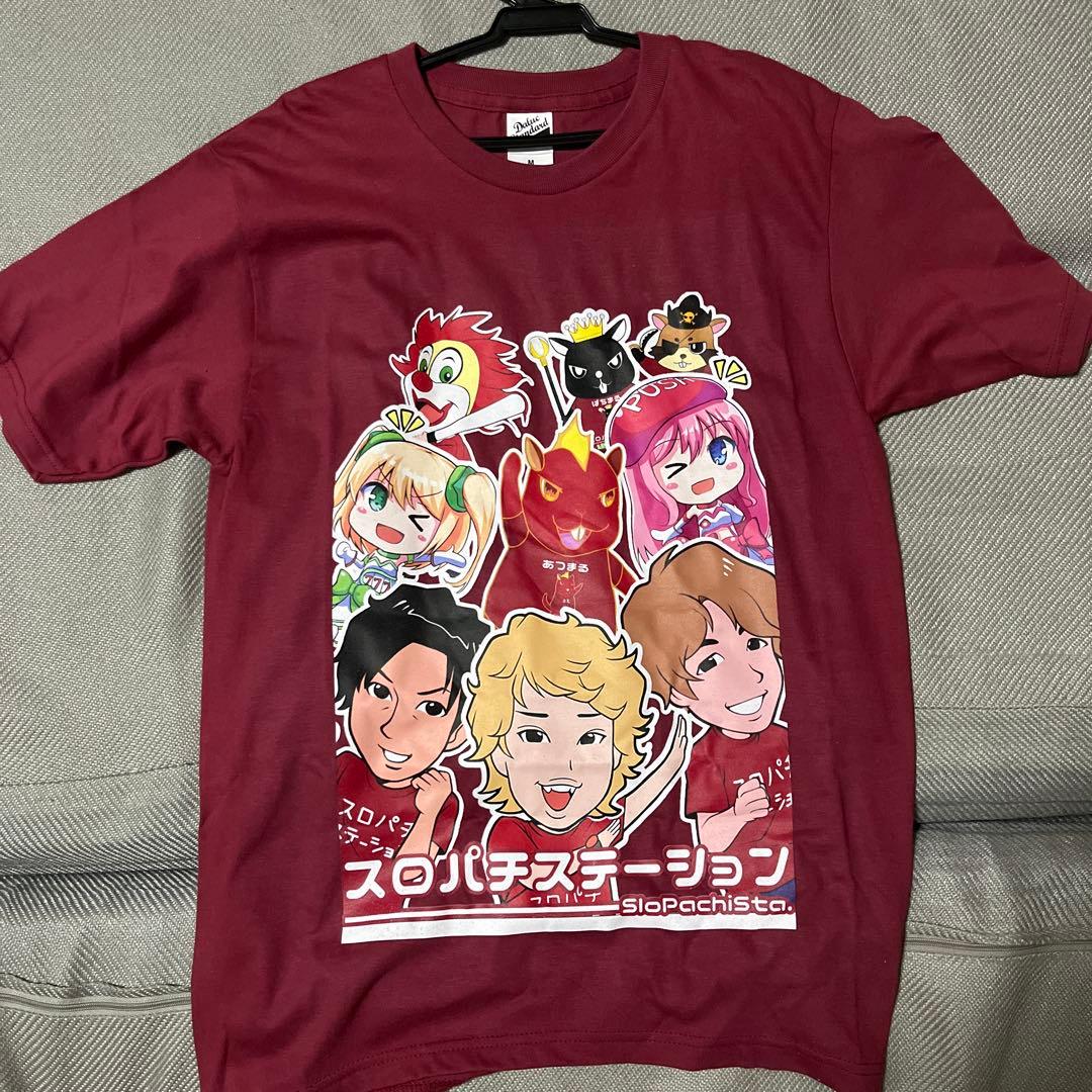 スロパチステーション Tシャツ 赤 スロパチステーション Tシャツ 赤