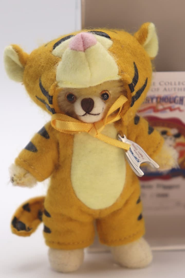 パンキー2006ティガー Merrythoughtディズニー 可愛い9cm メリーソート 500体 限定 ディズニー チーキー ティガー Disney レア