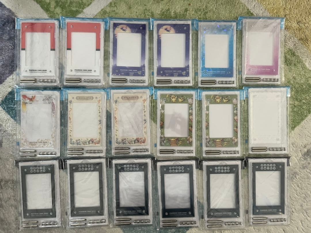 ポケカ　サプライ　ディスプレイフレーム まとめ売り 18個 新品未開封 ポケモンカード ディスプレイフレーム まとめ売りの通販