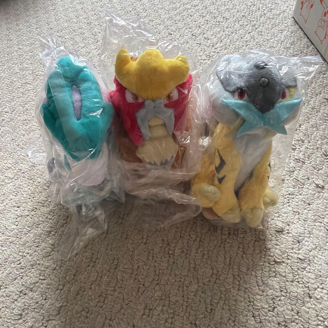 ポケモン　フィット　スイクン　エンテイ　ライコウ　fit オンライン ストアゲーム・おもちゃ・グッズ - ぬいぐるみ Pokemon