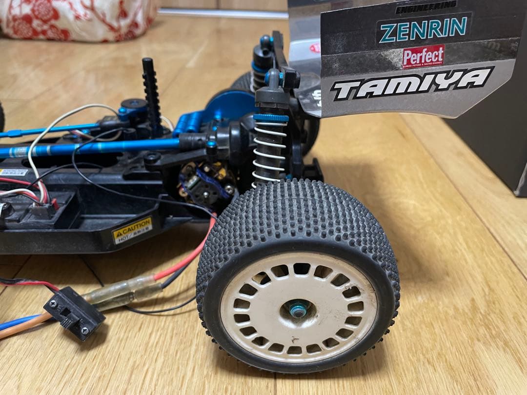 タミヤ DF-03 キーンホーク ブルーアルミパーツ改造 プロポセット