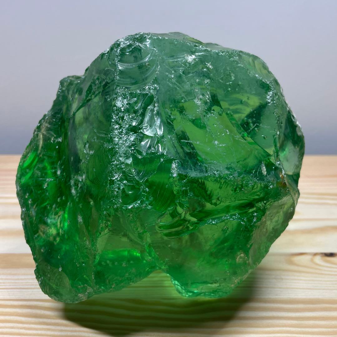 お値下げ　希少　アンダラクリスタル　特大グリーンボール 2850g Amazon.co.jp: 本物 アンダラクリスタル シエラ産オールドストッく幻
