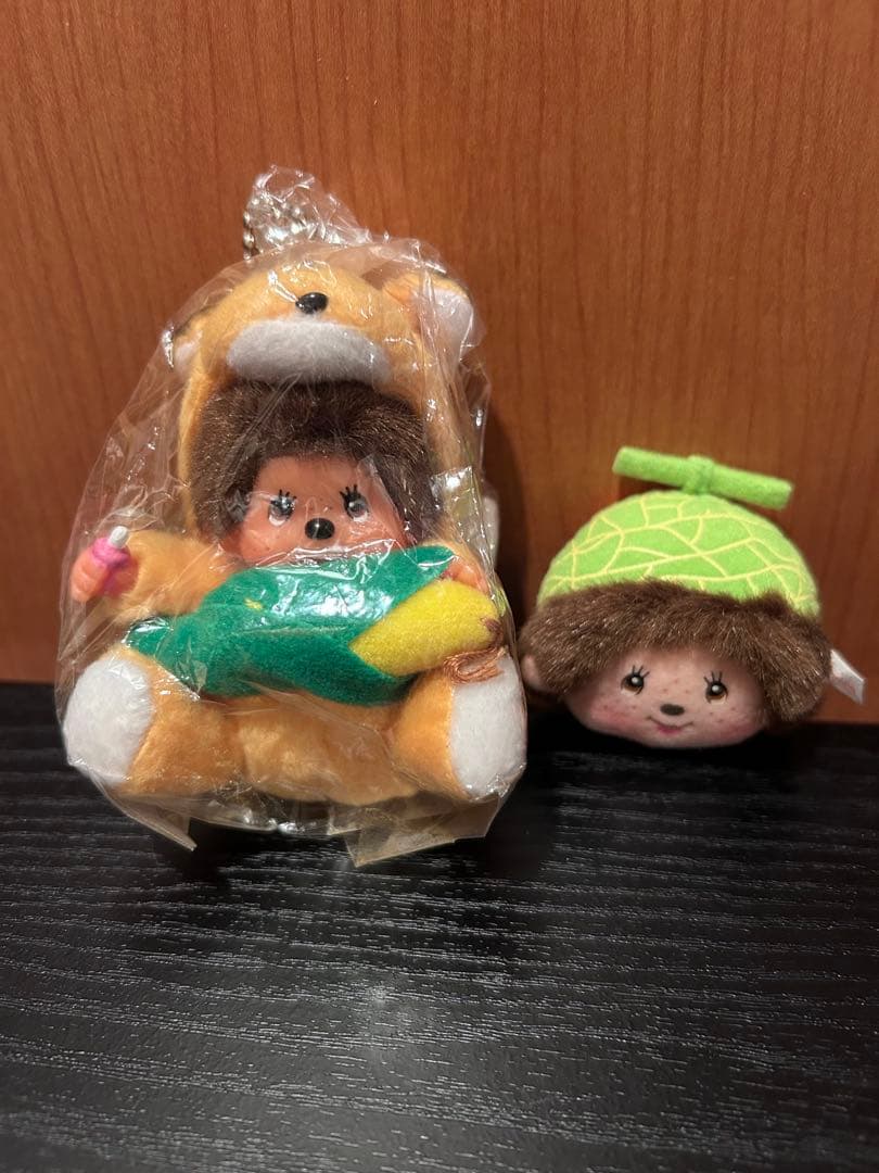 北海道限定！キツネ モンチッチ&メロンマグネット モンチッチ ご当地 北海道限定 男の子 キタキツネ きつね キーホルダー