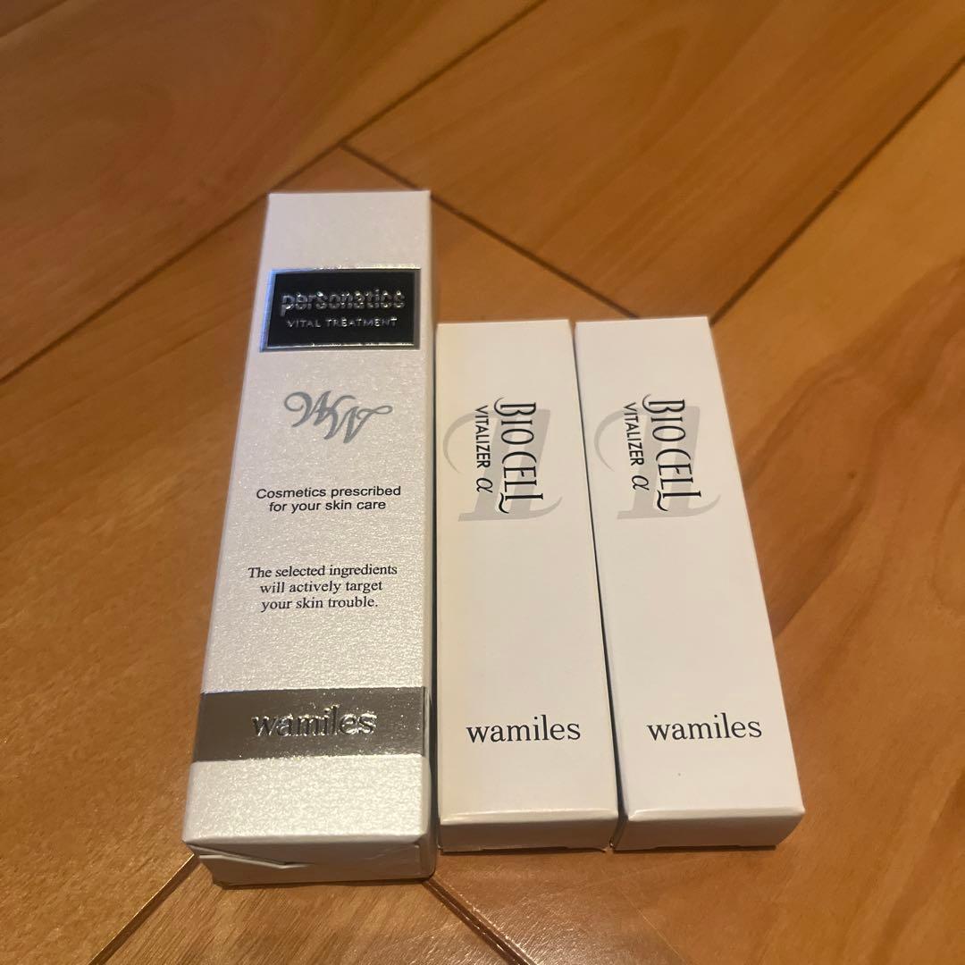 ワミレスバイタルトリートメント ビオセルバイタライザー10ミリ×2本 wamiles（ワミレス） ビオセル バイタライザーα2 38ml ワミレス化粧品