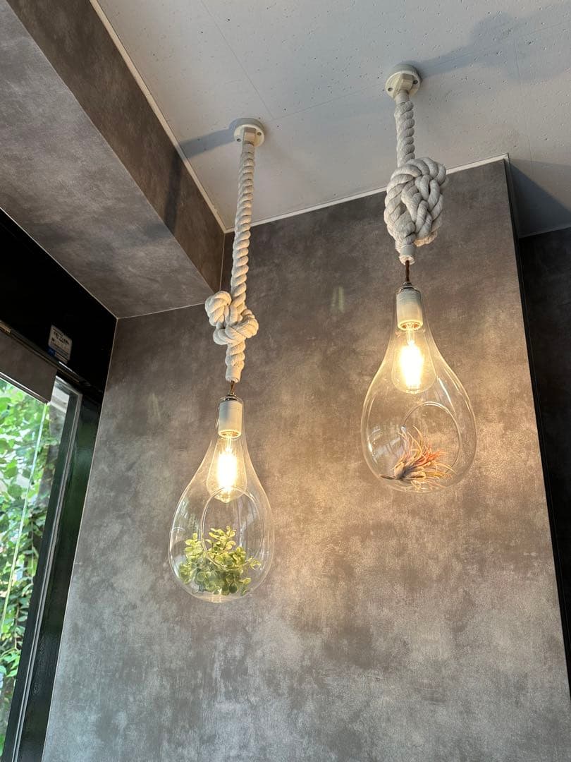 【美品】ボタニカル 引っ掛けシーリング ペンダントライト　Mサイズ① LEDペンダントライトGPN011 |おしゃれなインテリア照明店モトム