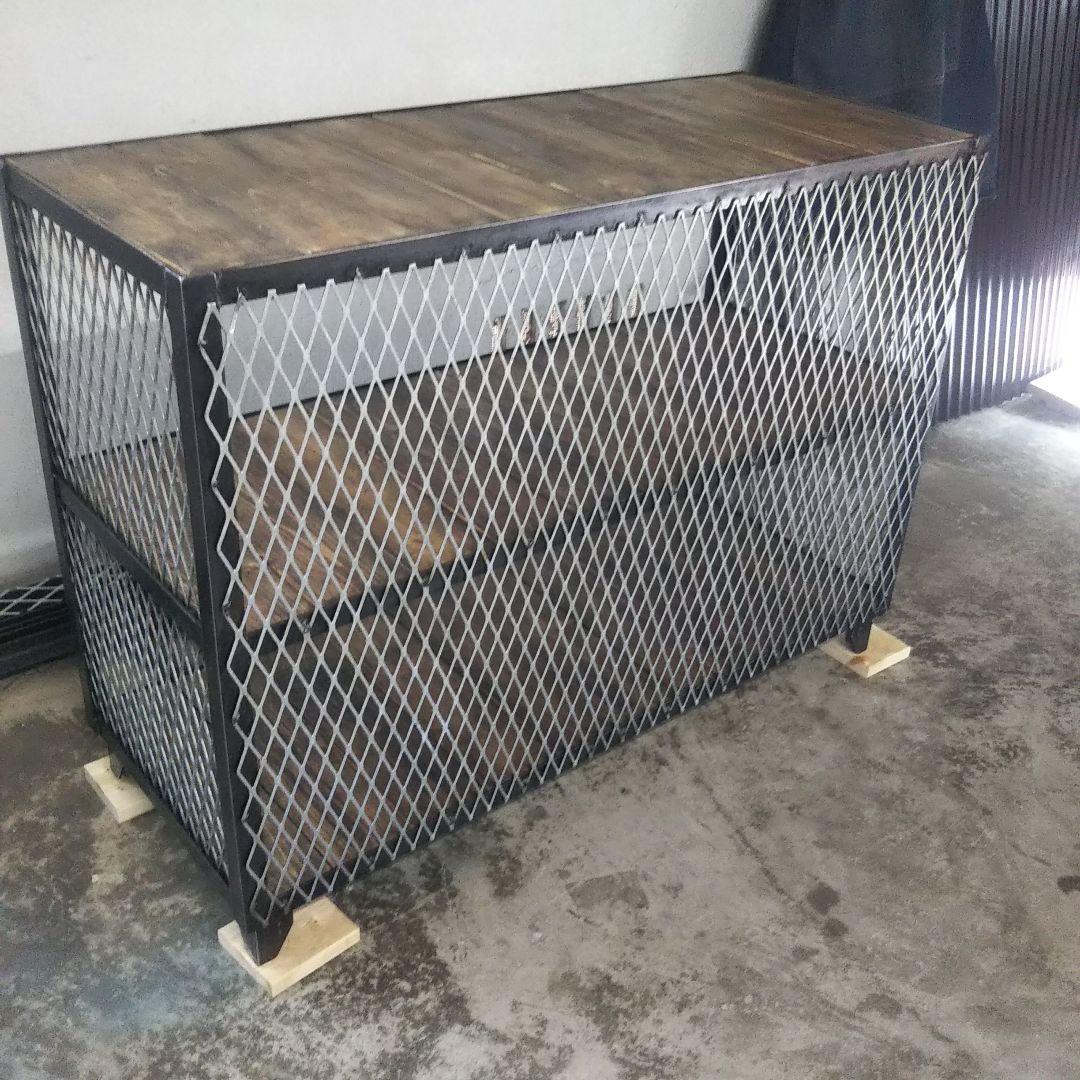 アイアン　シェルフ　ラック　インダストリアル　シューズラック　植物棚　店舗什器 高さ100㎝ アイアンラック 植物棚 シューズラック 店舗展示棚 フラワー