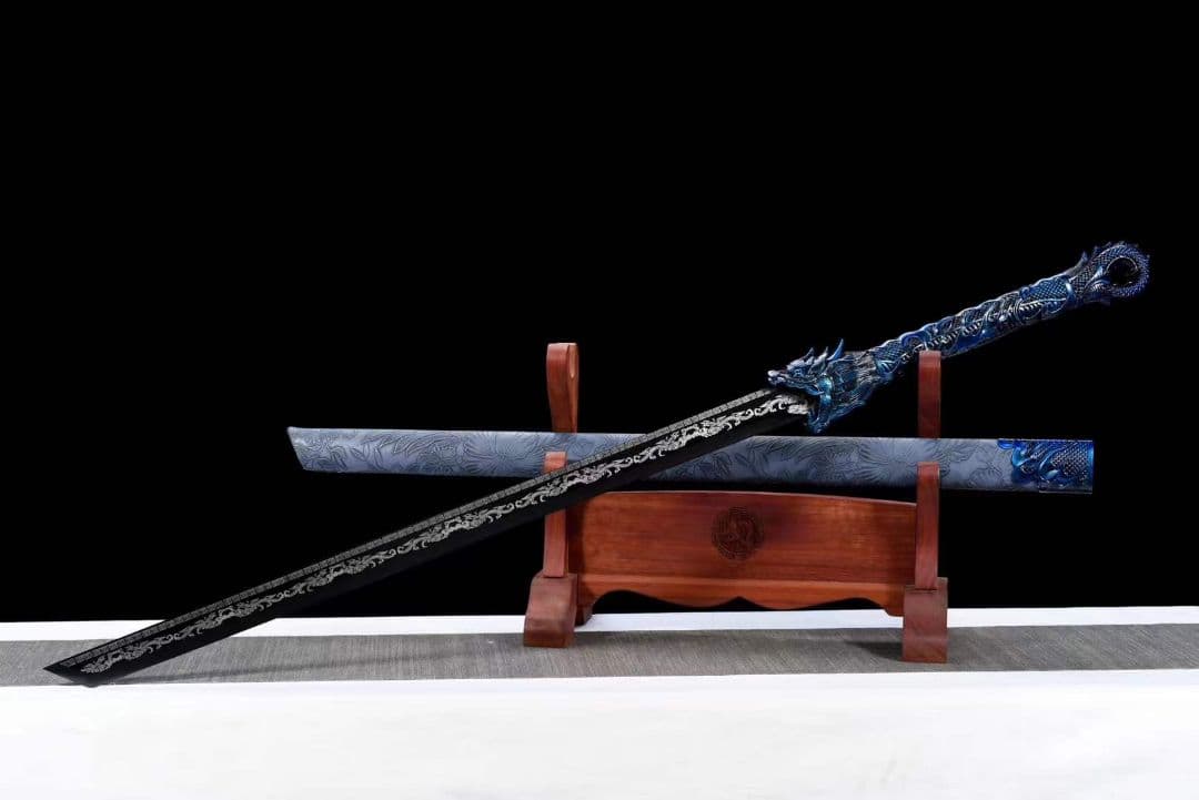 『魔龍唐横刀』20230324 古兵器 武具　　日本刀　模造刀 居合刀 長尺 魔龍唐横刀』20230324 古兵器 武具刀装具日本刀模造刀 居合刀 長
