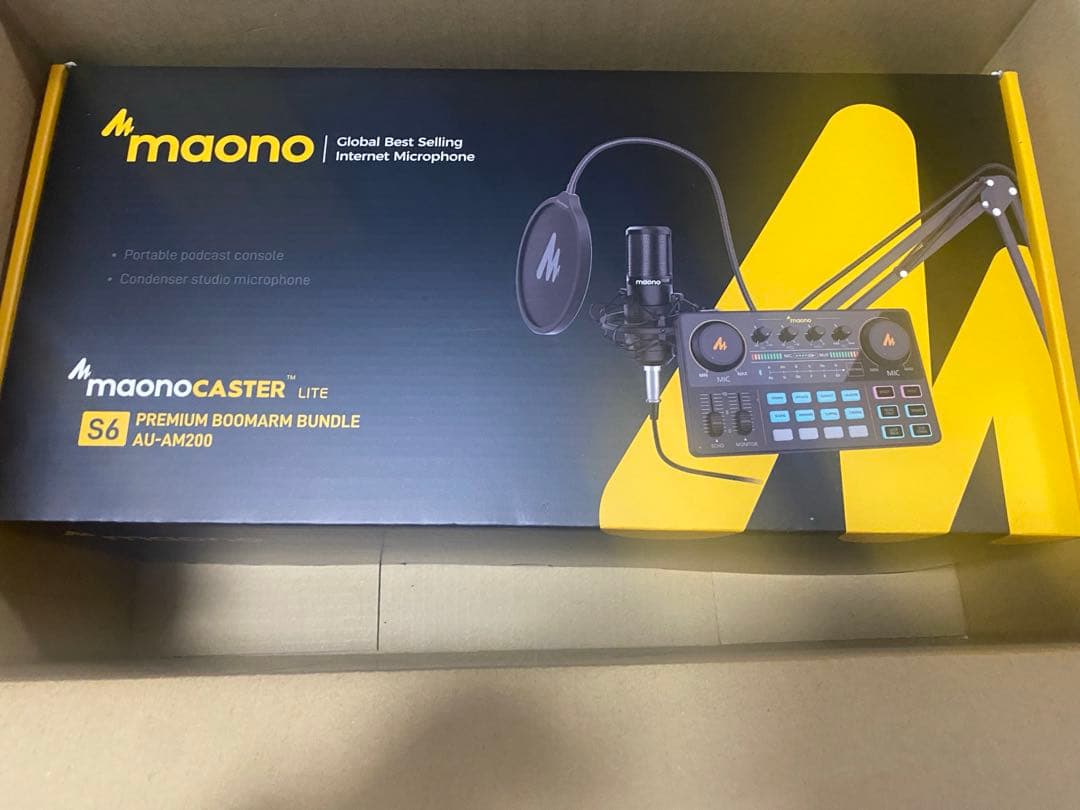 MAONO オーディオミキサー マイクセット AU-AM200-S6 楽天市場】MAONO オーディオミキサー AU-AM200-S6の通販