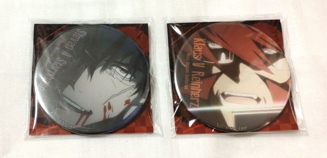 血界戦線　缶バッジ　クラウス&スティーブン グッズ-バッチ】血界戦線 ＆ BEYOND 缶バッジセット/クラウス