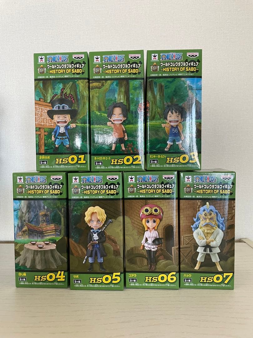 【未開封・美品】ワンピース ワーコレ　ヒストリーオブサボ ワンピース ワールドコレクタブルフィギュア ~ヒストリーリレー~ vol.5