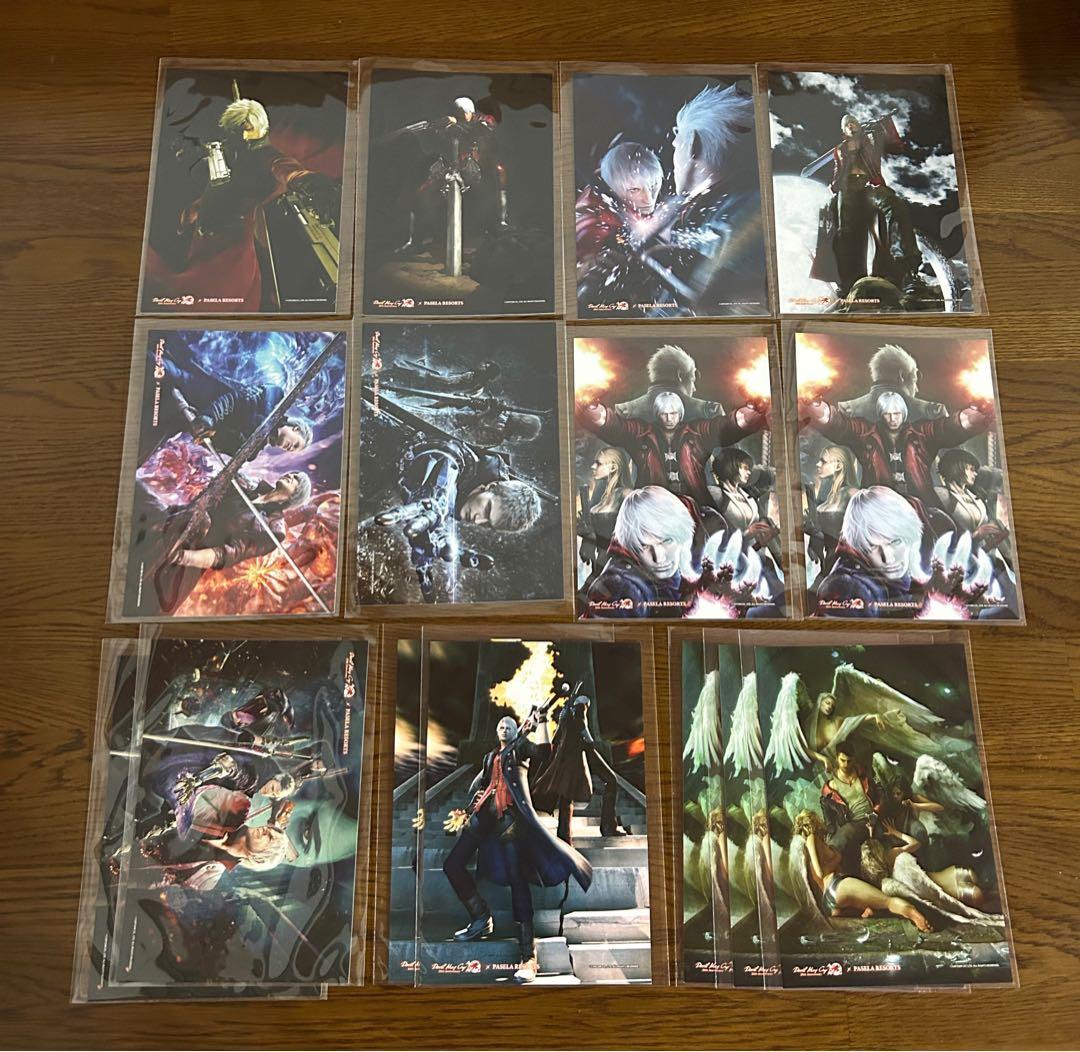 デビルメイクライ　ポストカード　パセラ　特典 Devil May Cry」シリーズ×パセラ 「Devil May Cry」シリーズ20周年記念