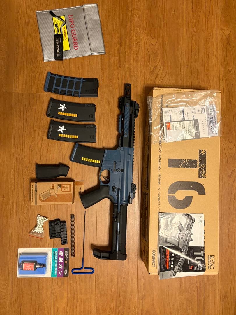 KSC T6 TEG カスタム KSC T6 TEG コンパクト 電動ガンの修理カスタムをさせて頂きました
