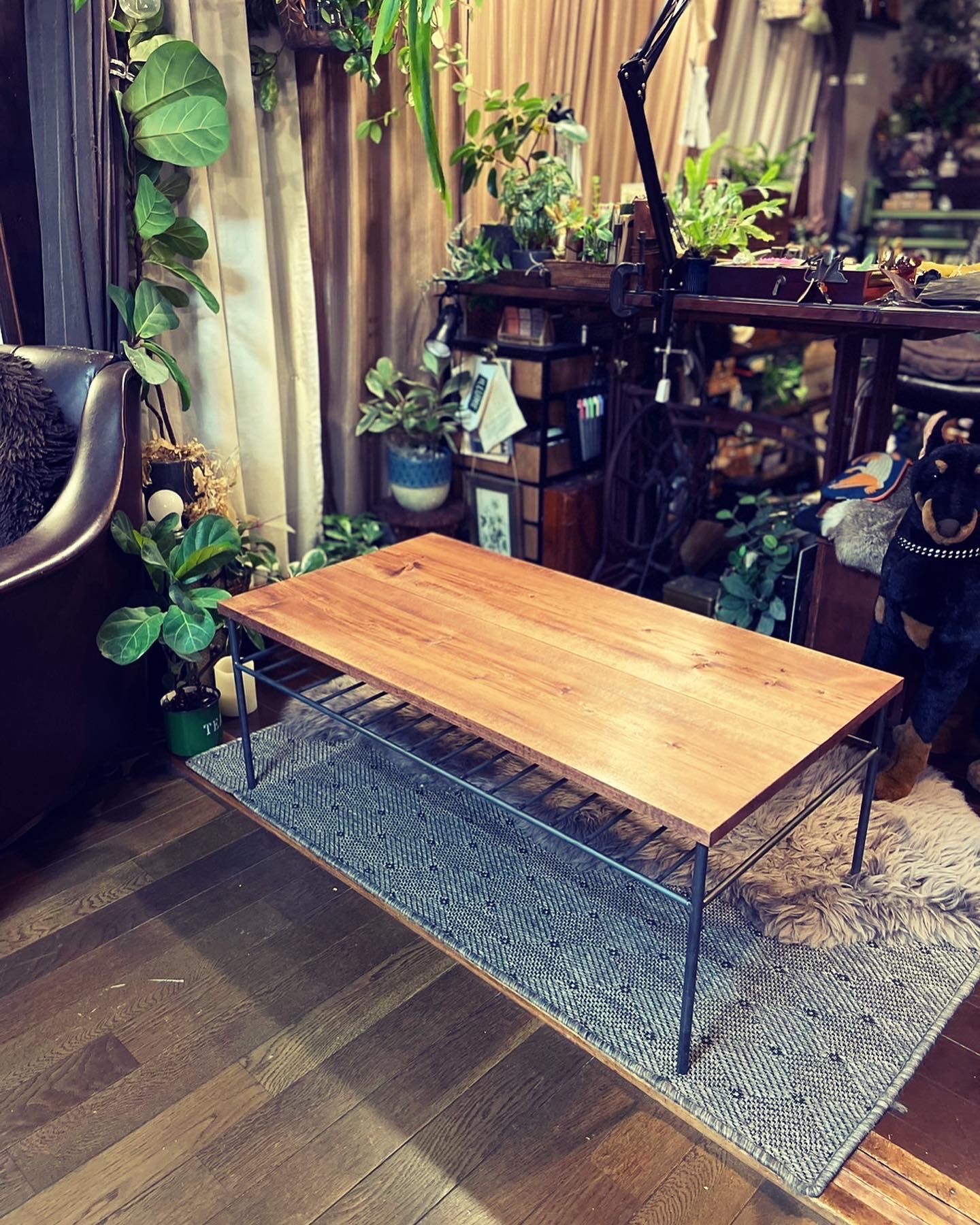 アイアンテーブル オーダーメイド アイアン家具 インダストリアル 無骨