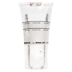 BOLSAS WHIRL PAK CON BASE+SODIO TIOSULFATO+FRANJA 100ML (CJAX100)