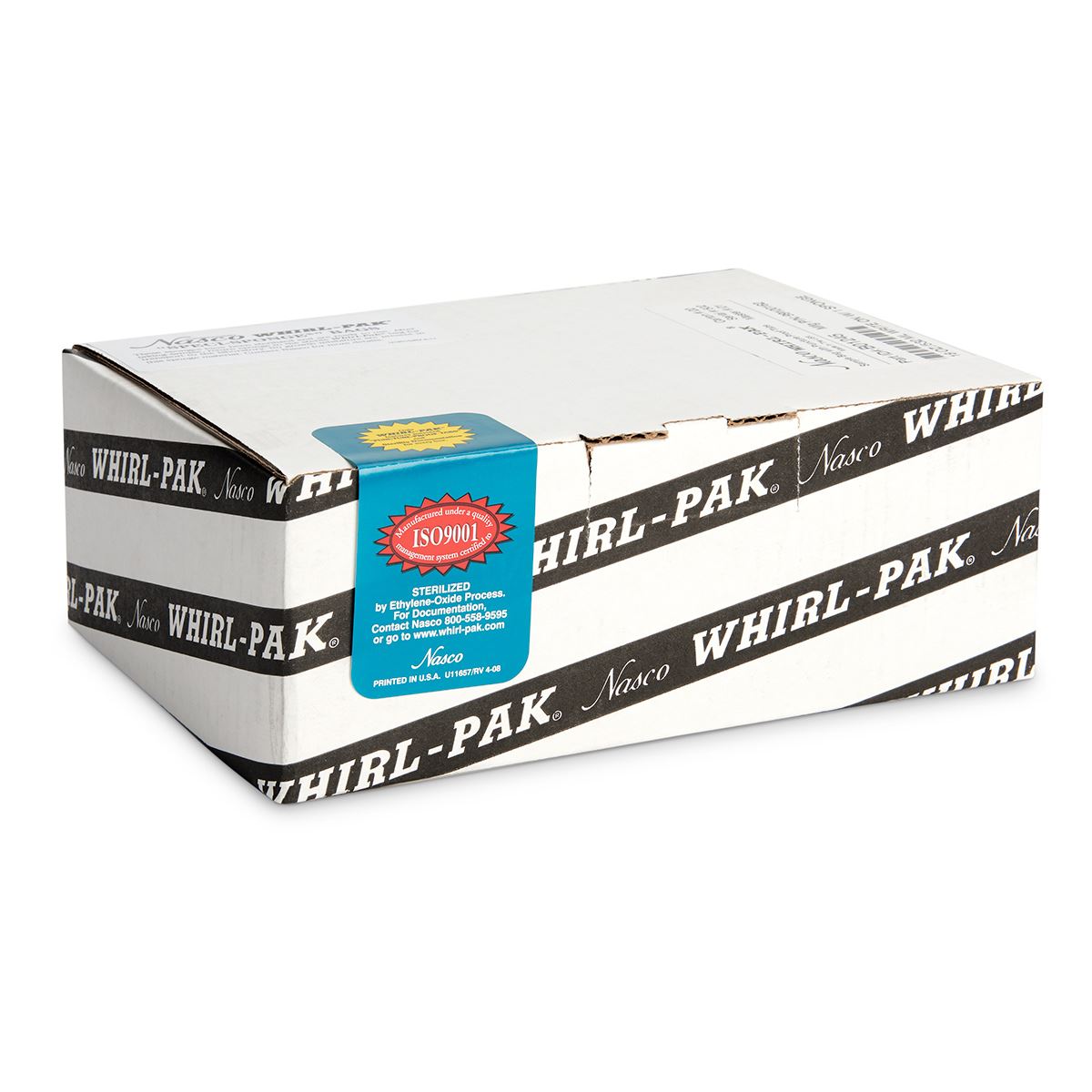 BOLSAS WHIRL PAK CON ESPONJA+FRANJA PARA SUPERFICIE AMBIENTAL 18OZ/532 ML (CJAX100) - Imagen 2